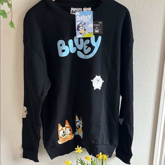 Bluey Black Sweatshirt - Picture 1 of 4